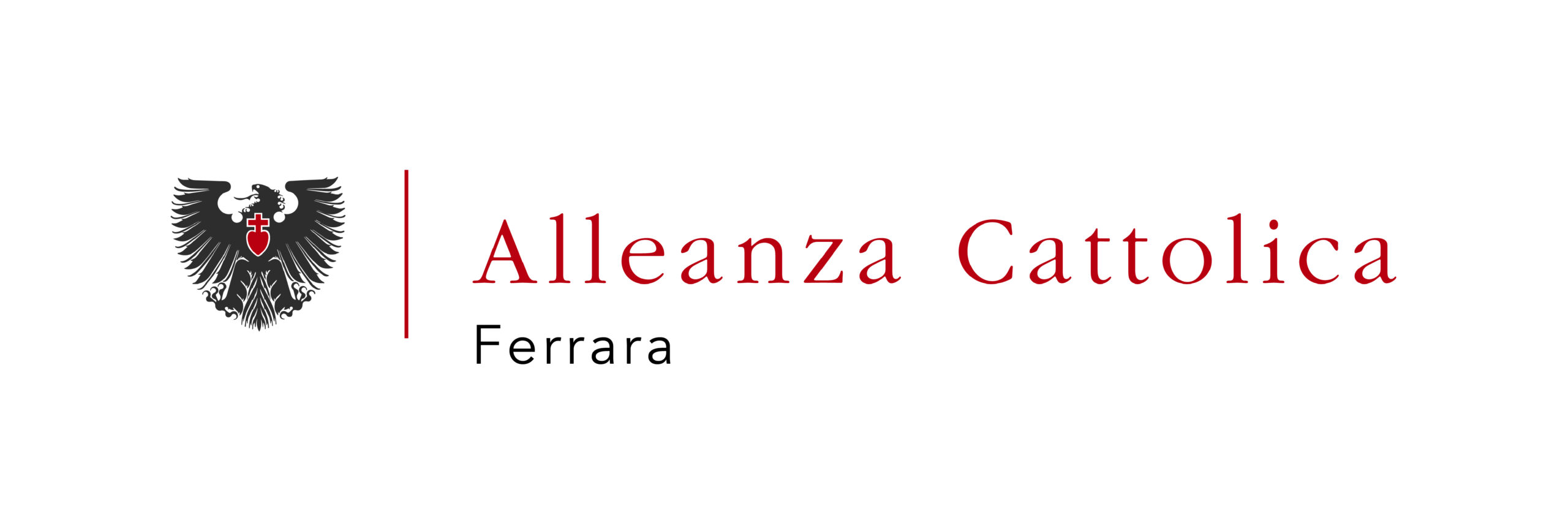 Logo sul piè di pagina: Alleanza Cattolica in Ferrara